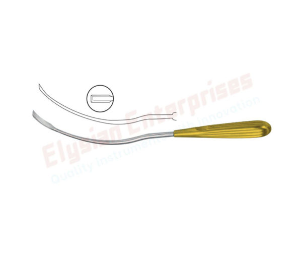 Frontoglabellar Dissector 26.5cm, S-Shaped Curved