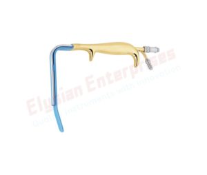 Ferriera Style Fiber Optic Retractor With Smooth End, 18.5cm INSULATED
