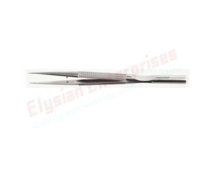 Micro Forceps, Straight, 8mm Round Handle