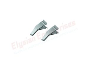 Microvascular Single Clamp Angulated, Dia 1.0mm – 2.2mm, length 16mm, For Arteries