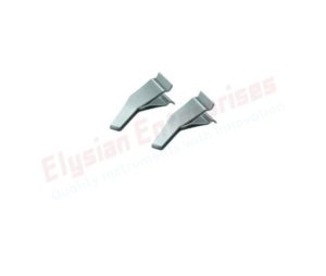 Microvascular Single Clamp Angulated, Dia 1.0mm – 2.2mm, length 16mm, For Veins